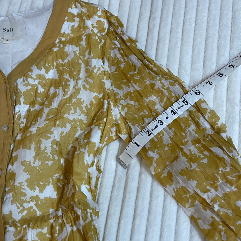 Roolee | Yellow & White | Floral Long Sleeve Maxi Dress - Picture 8 of 11